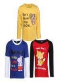 Gkidz Gkiidz Pack Of 3 Full Sleeve T Shirts For Boys Boys