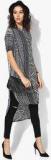 Global Desi Black Printed Tunic women