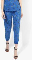 Global Desi Blue Printed Capri women