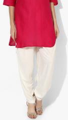 Global Desi Off White Regular Fit Solid Jodhpuris women