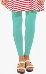 Go Colors Green Solid Legging women