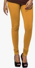 Go Colors Mustard Yellow Solid Churidar women