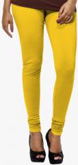 Go Colors Yellow Solid Churidar women