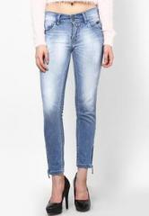 Go Fab Blue Solid Jeans women