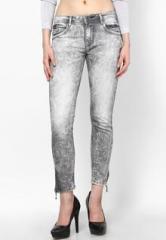 Go Fab Grey Solid Jeans women