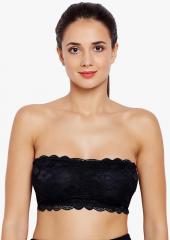 Golden Girl Black Solid Lightly Padded Bra women