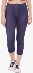 Greenwich Blue Solid Leggings women