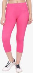 Greenwich Pink Solid Leggings women