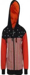 Haig-dot HAIG DOT Black Hoodie Sweatshirt for Boys boys