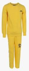 Haig-dot HAIG DOT Yellow Round Neck Tracksuit for Boys boys