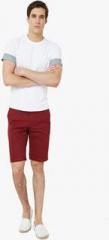 Hammock Maroon Solid Shorts men