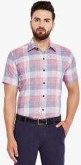 Hancock Multi Checked Slim Fit Formal Shirt men