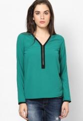 Harpa Green Solid Top women