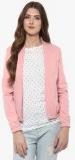 Harpa Pink Solid Winter Jacket women