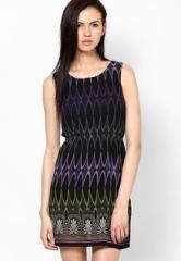 Harpa Purple Printed Shift Dress women