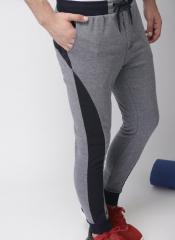 Harvard Grey Solid Slim Fit Joggers men