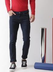 Harvard Navy Blue Slim Fit Mid Rise Clean Look Jeans men