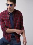 Harvard Red & Blue Checked Casual Shirt men