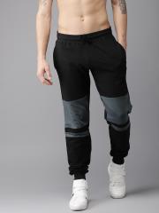 Here&now Black Slim Fit Joggers men