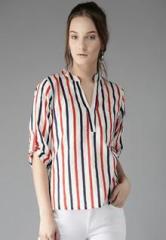 Here&now White Striped Blouse women