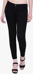 High Star Black Slim Fit Mid Rise Jeans women