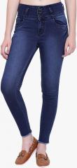 High Star Blue Slim Fit High Rise Jeans women