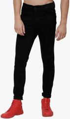 Highlander Black Mid Rise Slim Fit Jeans men