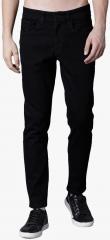 Highlander Black Slim Fit Mid Rise Clean Look Jeans men