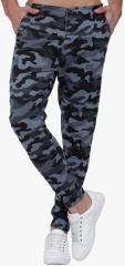 Highlander Grey Printed Joggers men