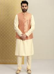 House Of Pataudi Printed Kurta With Churidar men