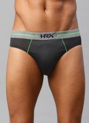 Hrx By Hrithik Roshan Black Solid Basic Brief men