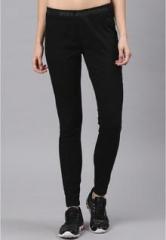 Hrx By Hrithik Roshan Black Solid Jeggings women