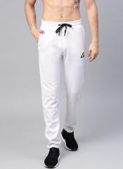 HRX by Hrithik Roshan Men White Solid Track Pants