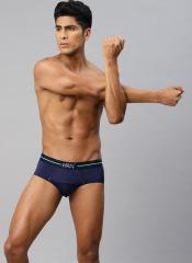 Hrx By Hrithik Roshan Navy Blue Solid Basic Brief men