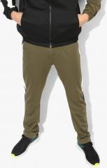 Hrx By Hrithik Roshan Olive Green Active Fleece Rapid Dry Track Pants men