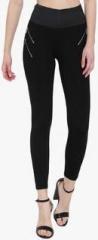 Hubberholme Black Solid Jeggings women