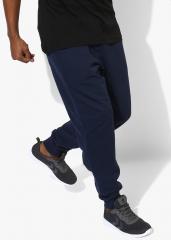 Hummel Navy Blue Solid Track Pants men