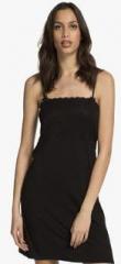 Hunkemoller Black Solid Sleepdress women