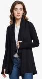 Hypernation Black Solid Shrug women