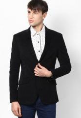 I Know Solid Black Blazer men