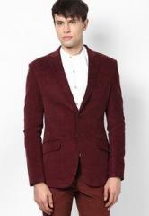 I Know Solid Maroon Blazer men