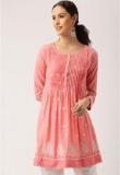 Imara Pink Embroidered Tunic women