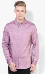 Incult Purple Slim Fit Casual Shirt men