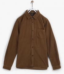 Indian Terrain Brown Regular Fit Casual Shirt boys