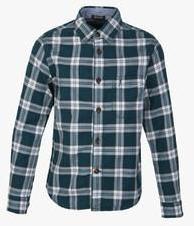 Indian Terrain Green Casual Shirt boys