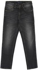 Indian Terrain Grey Regular Fit Mid Rise Low Distress Jeans boys