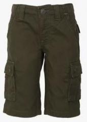 Indian Terrain Olive Shorts boys