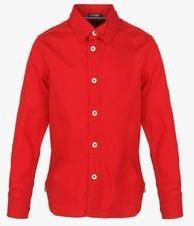 Indian Terrain Red Casual Shirt boys