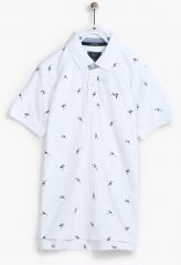 Indian Terrain White Polo T shirt boys