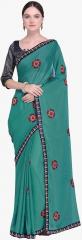 Indian Women Blue Embellished Saree women